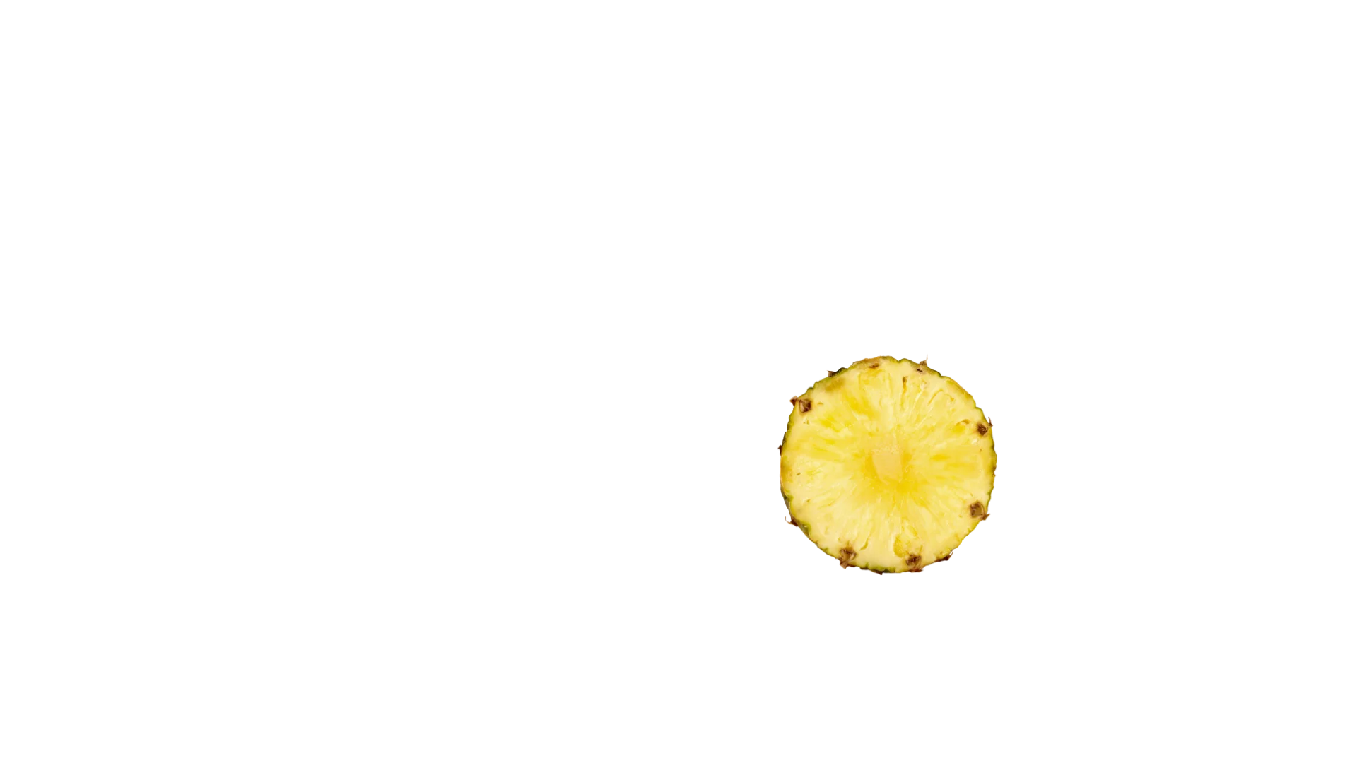 Piña con crema Aromía