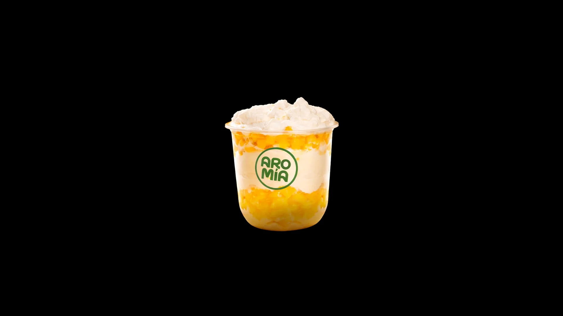 Piña con crema