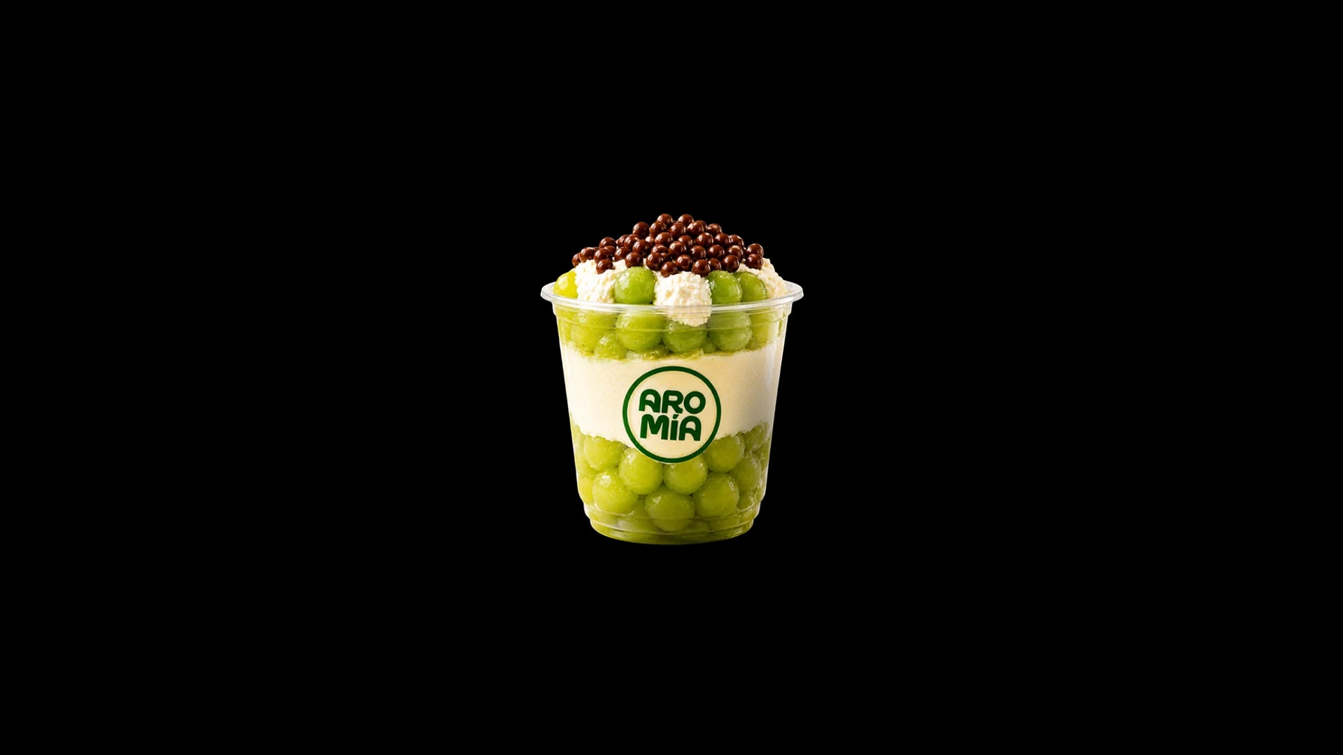 Uvas con crema